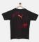 Puma Black Printed Sports T Shirt boys