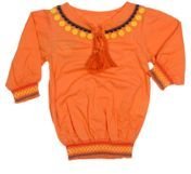 Tickles Orange Casual Top Girls