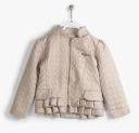 Tiny Girl Beige Winter Jacket Girls