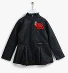 Tiny Girl Black Winter Jacket Girls