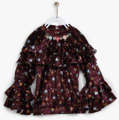 Tiny Girl Burgundy Casual Top girls