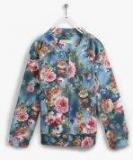 Tiny Girl Multi Printed Sweat Jacket Girls