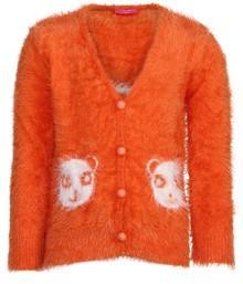 Tiny Girl Orange Cardigan girls