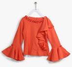 Tiny Girl Orange Casual Top Girls