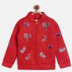 Tiny Girl Red Sweat Jacket Girls