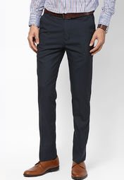 Tng Solid Grey Formal Trouser Men