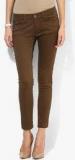 Tokyo Talkies Brown Solid Chinos women