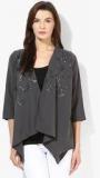 Tokyo Talkies Grey Embellished Shrug Women