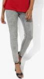 Tokyo Talkies Grey Super Skinny Fit Mid Rise Clean Look Jeans Women