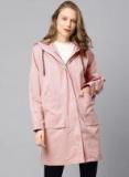 Tokyo Talkies Pink Solid Long Coat Women