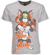 Tom & Jerry Grey Milange T Shirt boys