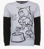 Tom & Jerry Grey T Shirt Boys