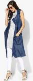 Tom Tailor Blue Solid Summer Jacket Women