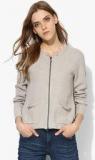 Tom Tailor Grey Solid Summer Jacket women