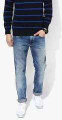 Tommy Hilfiger Blue Mid Rise Regular Fit Jeans men