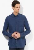 Tommy Hilfiger Blue Slim Fit Casual Shirt Men