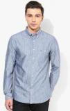 Tommy Hilfiger Blue Striped Slim Fit Casual Shirt Men