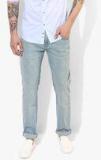 Tommy Hilfiger Blue Washed Low Rise Straight Fit Jeans Men