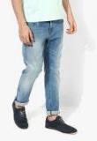 Tommy Hilfiger Blue Washed Slim Fit Jeans Men