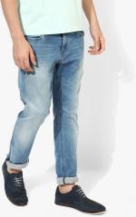 Tommy Hilfiger Blue Washed Slim Fit Jeans men