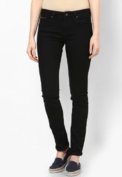 Tommy Hilfiger Dana Black Stretch Jeans Women