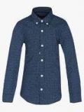 Tommy Hilfiger Navy Blue Regular Fit Casual Shirt boys