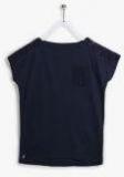 Tommy Hilfiger Navy Blue Round Neck T Shirt Girls