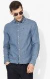 Tommy Hilfiger Navy Blue Slim Fit Denim Shirt men