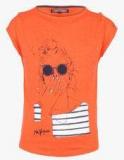 Tommy Hilfiger Orange Casual Top Girls