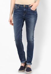 Tommy Hilfiger Oxford Blue Stretch Jeans Women