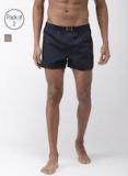 Tommy Hilfiger Pack Of 2 Navy Blue & Red Checked Boxers Men