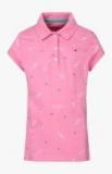 Tommy Hilfiger Pink Polo T Shirt Girls