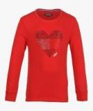 Tommy Hilfiger Red Sweatshirt Girls