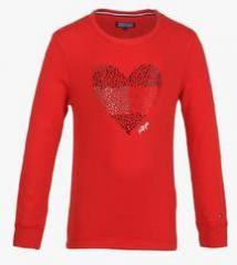 Tommy Hilfiger Red Sweatshirt girls