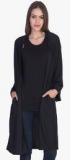 Tops And Tunics Black Solid Shrug Women