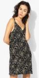 Topshop Animal Print Slip Dress Women