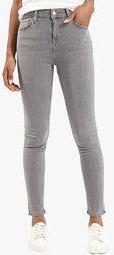 Topshop Grey Jamie Jeans Women