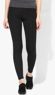 Topshop Mesh Insert Leggings women