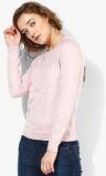 Topshop Ottoman Rib Detail Crew Jumper Women