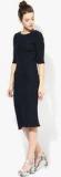 Topshop Scoop Neck Ribbed Dress Women