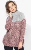 Topshop Textured Colour Block Jumper Women