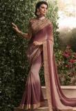 Touch Trends Brown Embroidered Saree Women