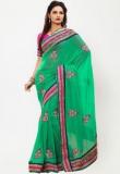 Touch Trends Green Sarees Women