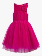 Toy Balloon Kids Magenta Party Dress girls