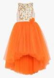 Toy Balloon Kids Orange Party Dress girls