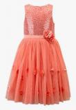 Toy Balloon Kids Peach Party Dress Girls