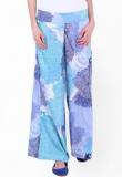 Trend18 Blue Printed Palazzo Women