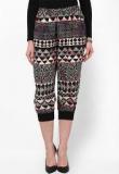 Trend18 Cream Printed Capri Women