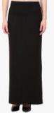 Trend Arrest Black Solid Pencil Maxi Skirt Women