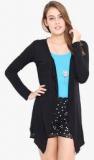 Trend Arrest Black Solid Shrug Women